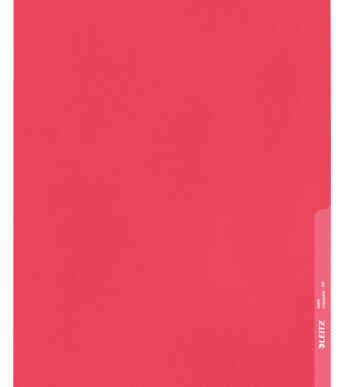 LEITZ zichthoes standaard, A4, PP, generfd, rood, 0,13 mm