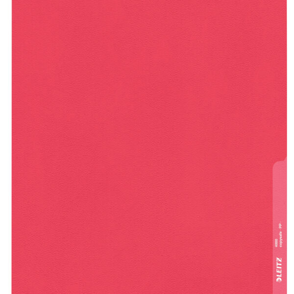 LEITZ zichthoes standaard, A4, PP, generfd, rood, 0,13 mm