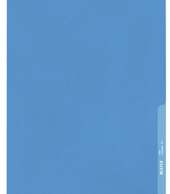 LEITZ zichthoes standaard, A4, PP, generfd, blauw, 0,13 mm