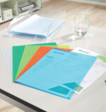 LEITZ zichthoes standaard, A4, PP, generfd, blauw, 0,13 mm