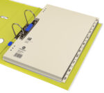 Oxford scheidingsbladen, 2-zijdig bedrukt, chamois, 240 x 300mm