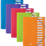 Oxford sorteermap ´ELBA School Life´, 12 vakken, DIN A4, PP