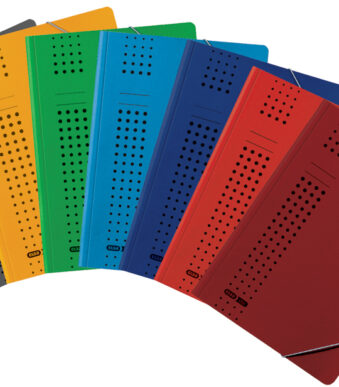 ELBA hoekspanmap chic, karton, A4, rood