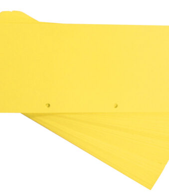 ELBA scheidingsstroken Duo, van karton, 240 x 105 mm, geel