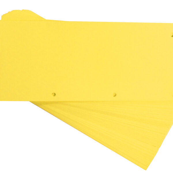 ELBA scheidingsstroken Duo, van karton, 240 x 105 mm, geel