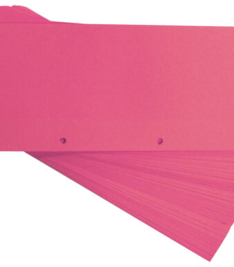 ELBA scheidingsstroken Duo, van karton, 240 x 105 mm, rose