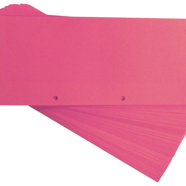 ELBA scheidingsstroken Duo, van karton, 240 x 105 mm, rose