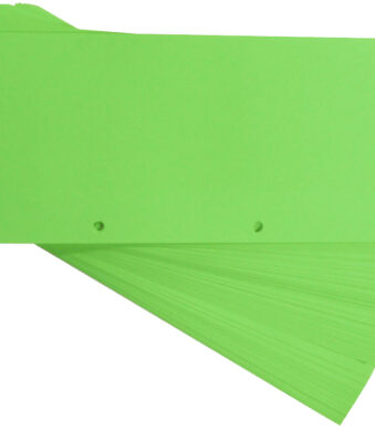 ELBA scheidingsstroken Duo, van karton, 240 x 105 mm, groen