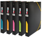 Oxford ringband 'for Students', A4 XL, 4-rings, PP, kleuren assorti