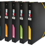 Oxford ringband 'for Students', A4 XL, 4-rings, PP, kleuren assorti