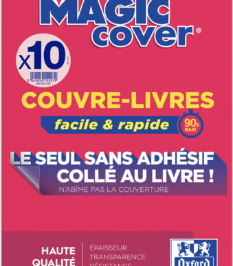 Oxford boekbeschermer 'Magic Cover', 10 stuks