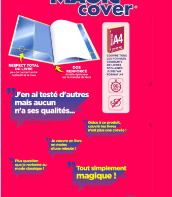 Oxford boekbeschermer 'Magic Cover', 10 stuks