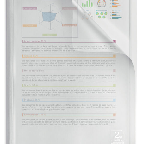 ELBA zichtmap ´2nd Life´, DIN A4, 40 zichthoezen, PP, kleurloos