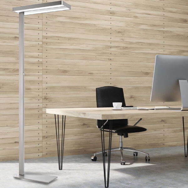UNiLUX LED-staande lamp LIXUS, kleur: zilver