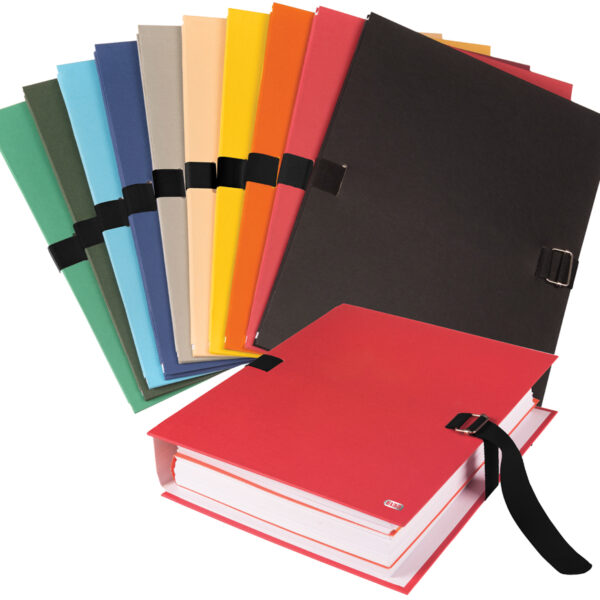 Oxford documentenmap, DIN A4, PVC-omslag, kleuren assorti