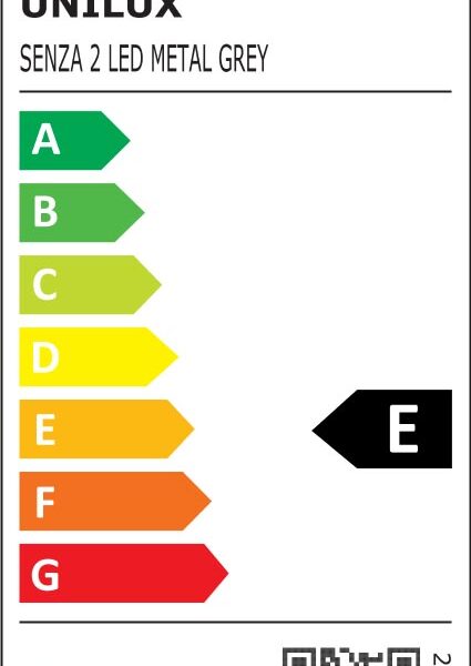 unilux LED energiezuinige-bureaulamp SENZA, metaalgrijs