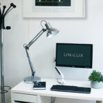 UNiLUX LED-bureaulamp SUCCESS 80, klem/sokkel, chroom