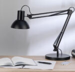 UNiLUX LED-bureaulamp SUCCESS 66, klem/sokkel, zwart