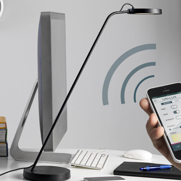 UNiLUX LED-bureaulamp I-LIGHT, zilver