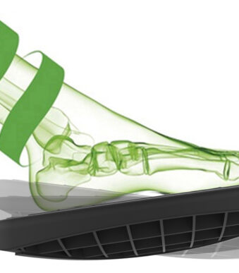 UNiLUX Voetensteun UPDOWN, zwenkbaar, zwart