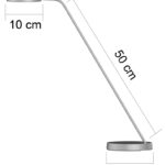 UNiLUX LED-bureaulamp I-LIGHT, zwart