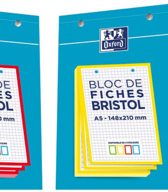 Oxford systeemkaarten, DIN A5, geruit, wit