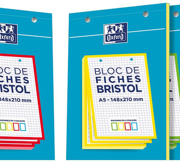 Oxford systeemkaarten, DIN A5, geruit, wit