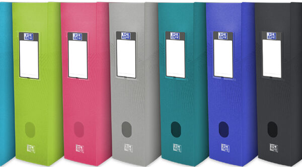 Oxford verzamel-/opbergdoos Osmose, DIN A4, PP, vulhoogte: 80 mm, kleuren assorti