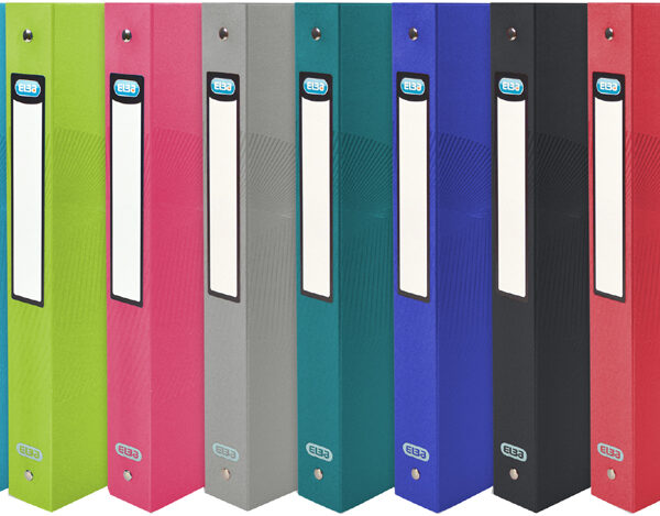 Oxford ringband Osmose, DIN A4, rugbreedte 40 mm, 4-rings trekmechanisme, kleuren assorti