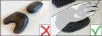 UNiLUX ergonomische polssteun ROLLING, zwart