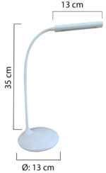 UNiLUX Accu LED-bureaulamp NELLY, dimbaar, wit