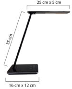UNiLUX LED-bureaulamp LINKA, dimbaar, zwart