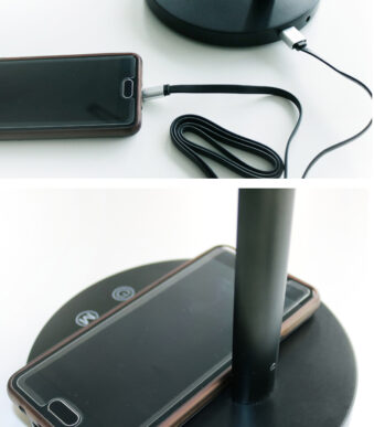 UNiLUX LED-bureaulamp DIVA, dimbaar, zwart