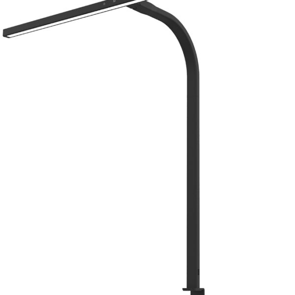 UNiLUX LED-bureaulamp STRATA, klemvoet, zwart