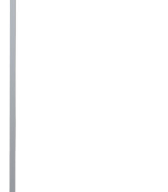 UNiLUX LED-staande lamp STRATUS, dimbaar, zilver