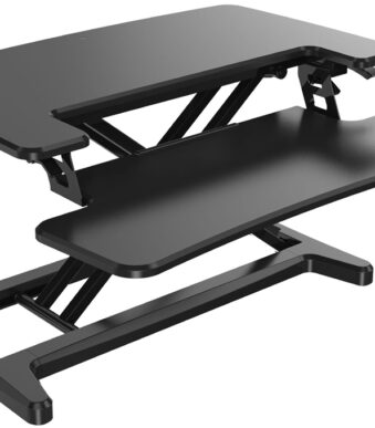 UNiLUX zit/sta werkplek ERGO DESK 2, zwart