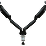 UNiLUX TFT-/LCD-monitorarm ERGO TWIN, 2-voudig, zwart