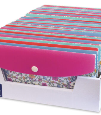 Oxford documentenmap 'Flowerty', 42 stuks in display