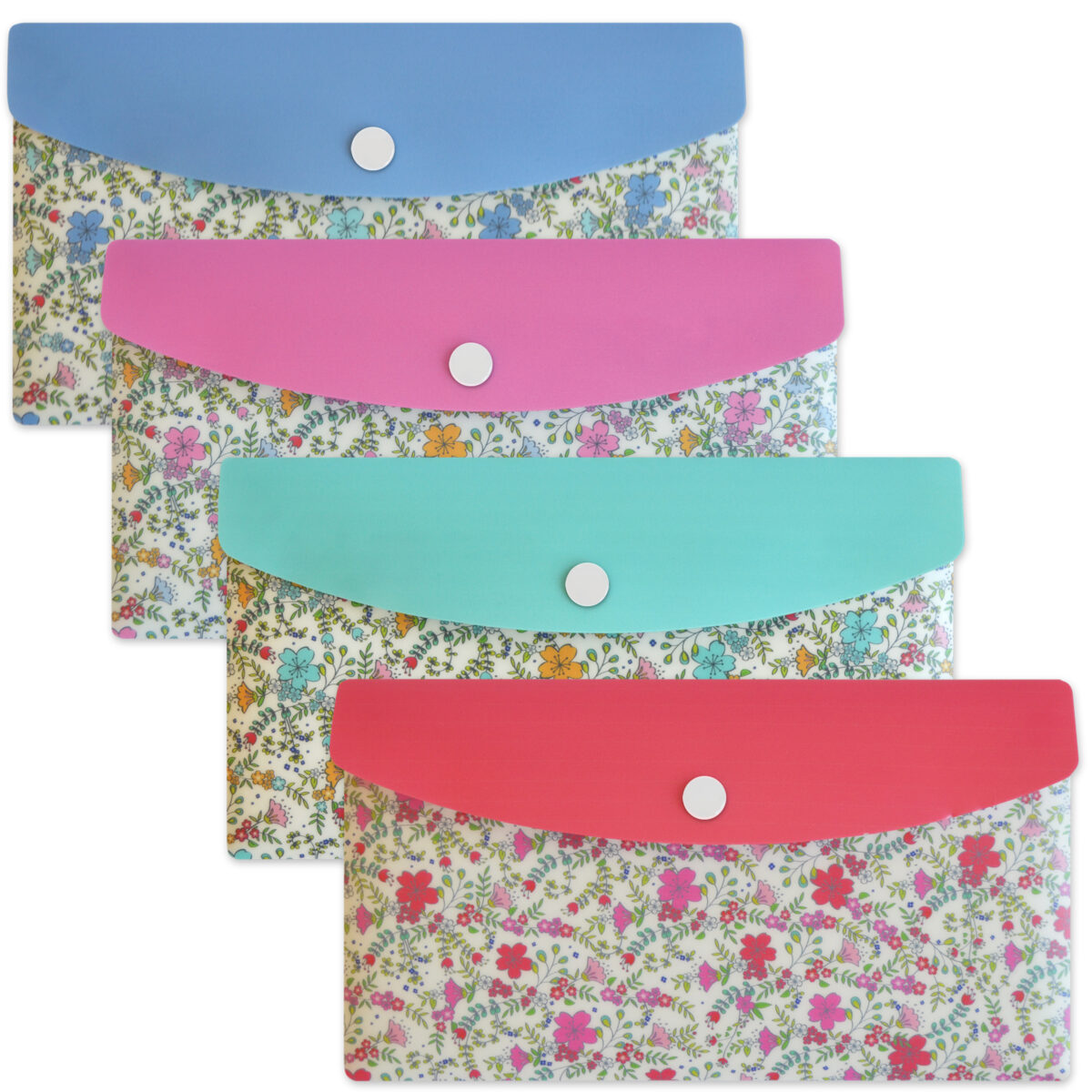 Oxford documentenmap 'Flowerty', 42 stuks in display