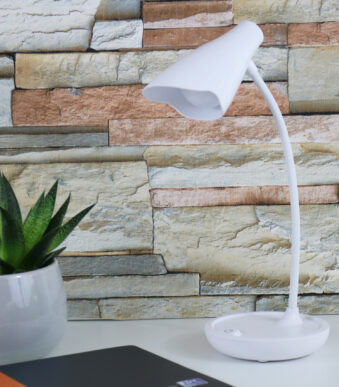 UNiLUX LED-bureaulamp UKKY, dimbaar, wit