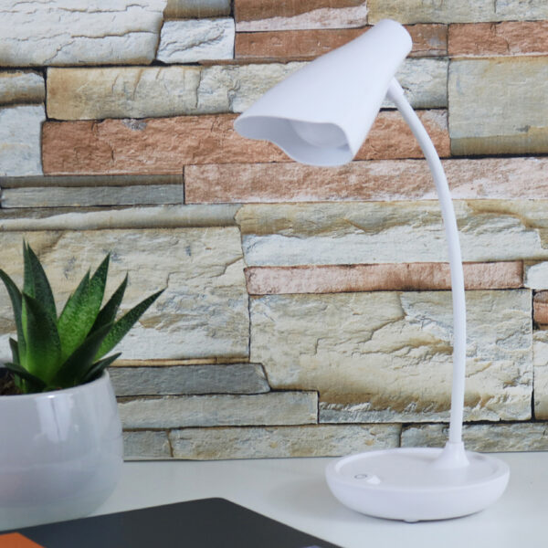 UNiLUX LED-bureaulamp UKKY, dimbaar, wit