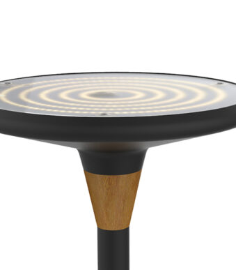 UNiLUX LED-plafondschijnwerper BALY Bamboo, zwart-bamboe