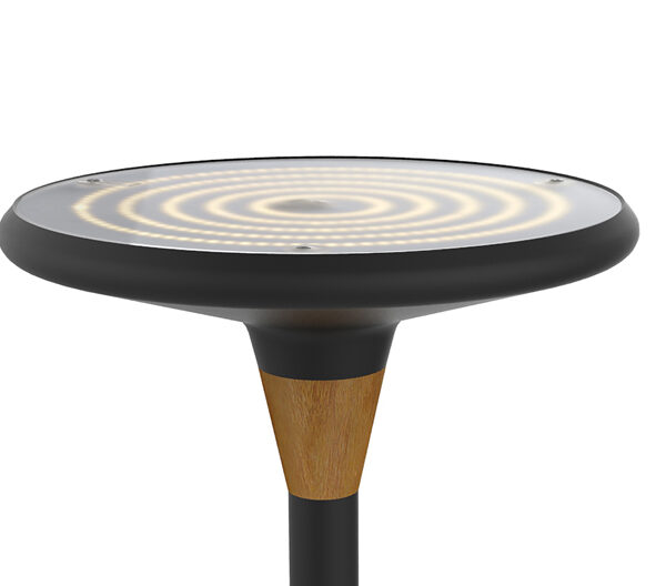 UNiLUX LED-plafondschijnwerper BALY Bamboo, zwart-bamboe