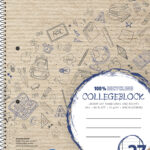 Landré schrift gerecycled, A4-formaat, gelinieerd, 80 bladen