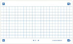 Oxford systeemkaarten Flash 2.0, 75 x 125 mm, wit, geruit, 250 g/m2