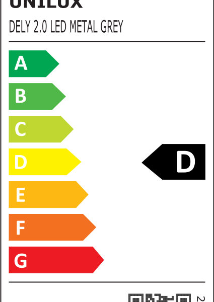 UNILUX LED-plafondschijnwerper DELY 2.0, dimbaar, metaalgrijs