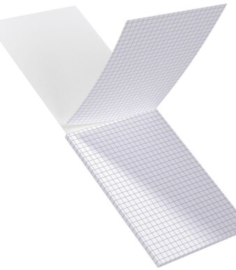 Oxford systeemkaarten, DIN A6, geruit, wit