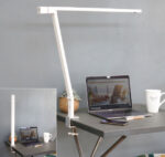 UNILUX LED-bureaulamp VENUSLIGHT, klemvoet, wit