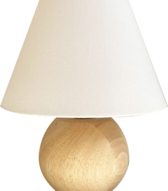 UNiLUX LED-schemerlamp BLOOM, wit / beuken