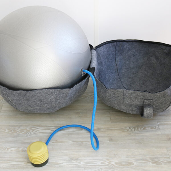 UNILUX ergonomische zitbal ERGO SPHERE, grijs